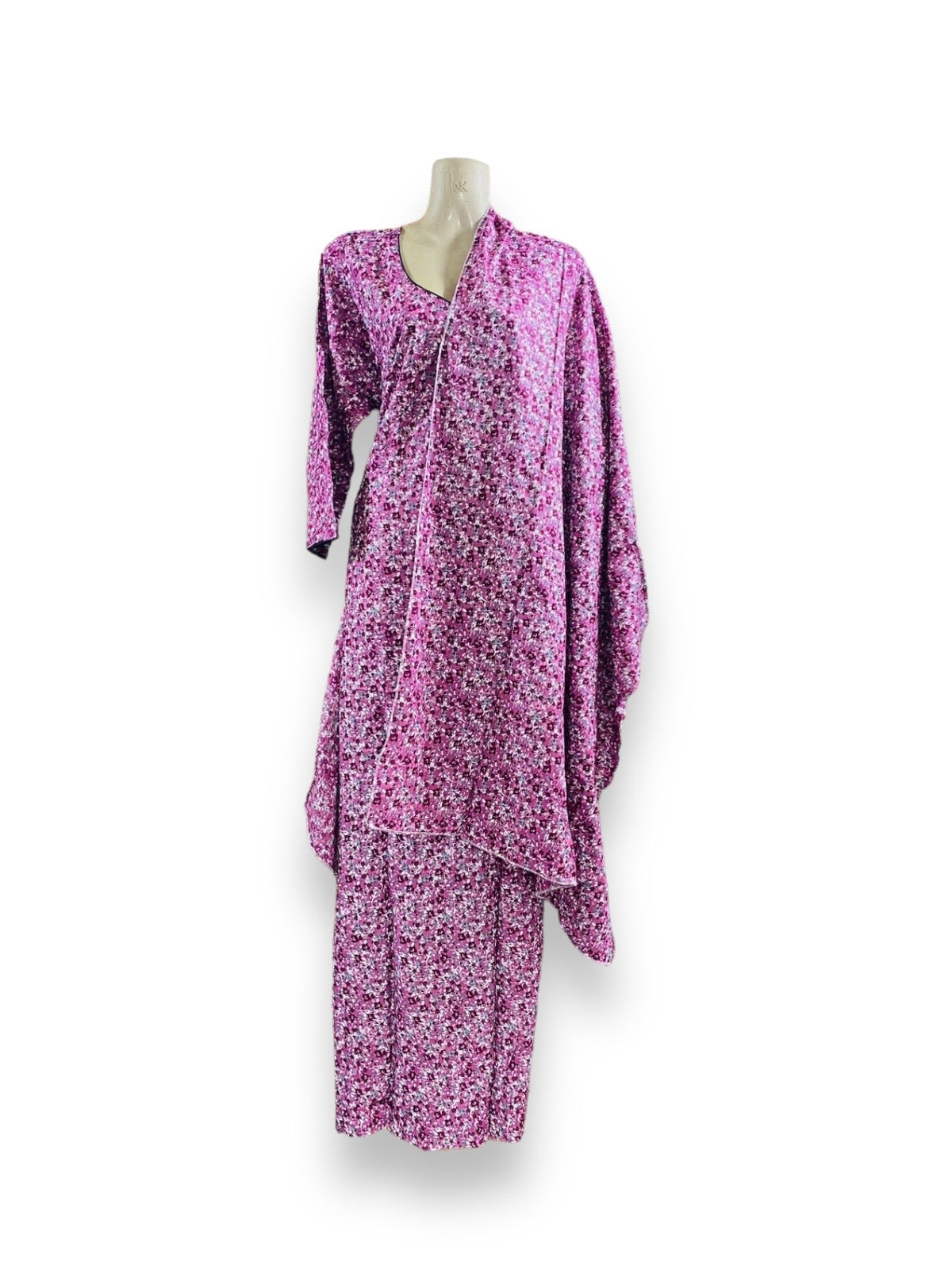 TRADITIONAL BD LINEN MAXI WITH MATCHING DUPATTA – ETHNIC WEAR FOR WOMEN -  115