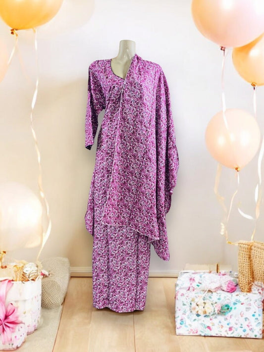 TRADITIONAL BD LINEN MAXI WITH MATCHING DUPATTA – ETHNIC WEAR FOR WOMEN -  115