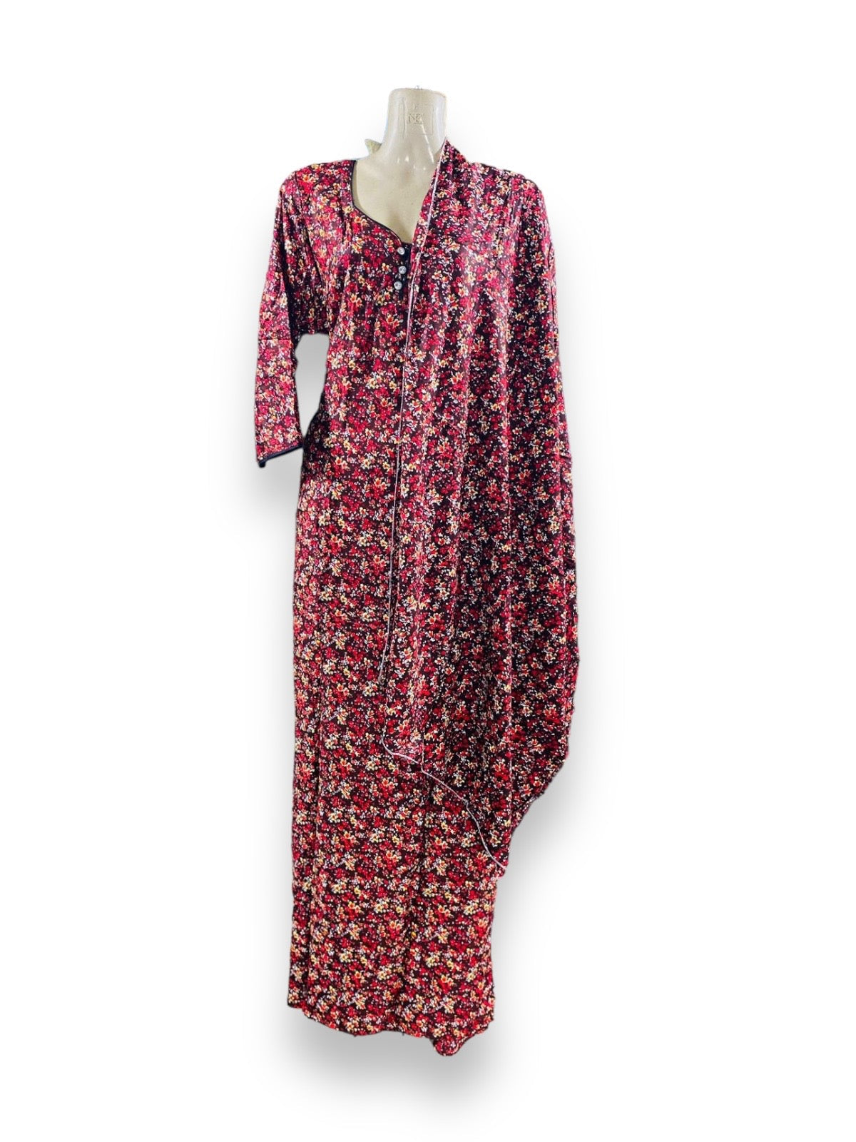 TRADITIONAL BD LINEN MAXI WITH MATCHING DUPATTA – ETHNIC WEAR FOR WOMEN - 117