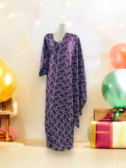 TRADITIONAL BD LINEN MAXI WITH MATCHING DUPATTA – ETHNIC WEAR FOR WOMEN - 120