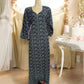 TRADITIONAL BD LINEN MAXI WITH MATCHING DUPATTA – ETHNIC WEAR FOR WOMEN -  126