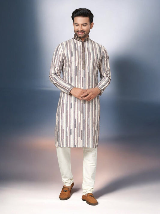 TRADITIONAL MEN'S KURTA PAJAMA SET– ETHNIC WEAR FOR MEN-219