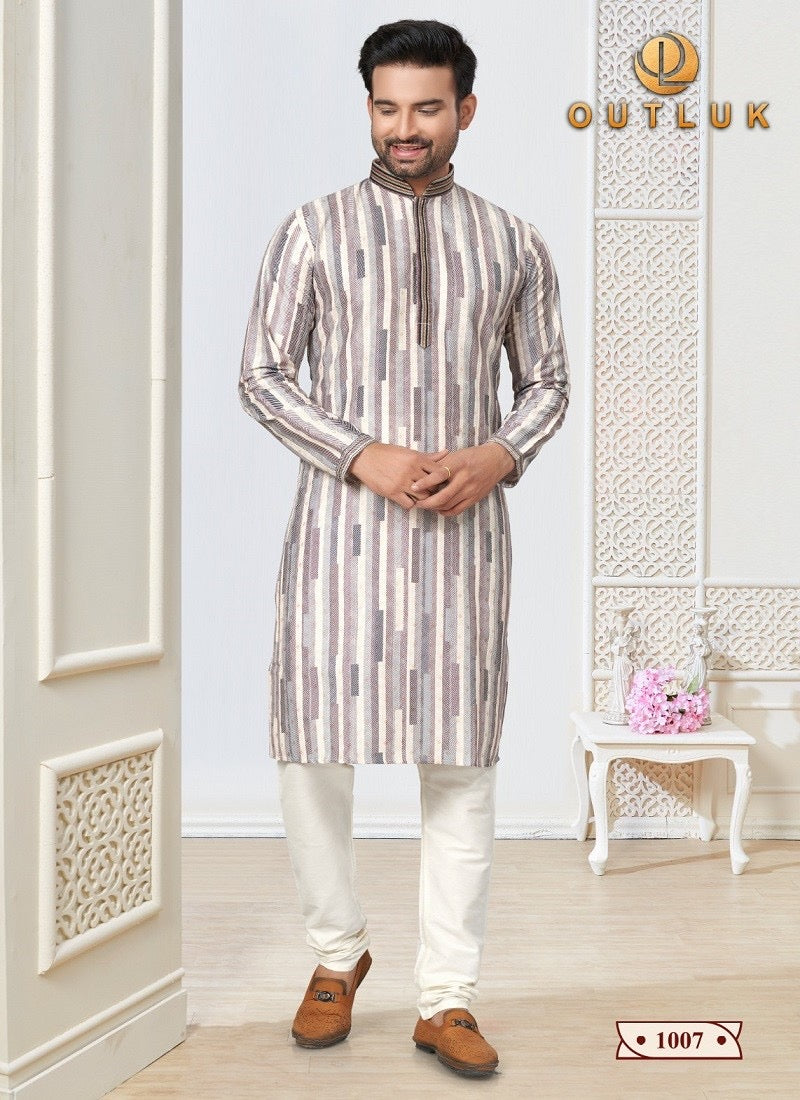 TRADITIONAL MEN'S KURTA PAJAMA SET– ETHNIC WEAR FOR MEN-219