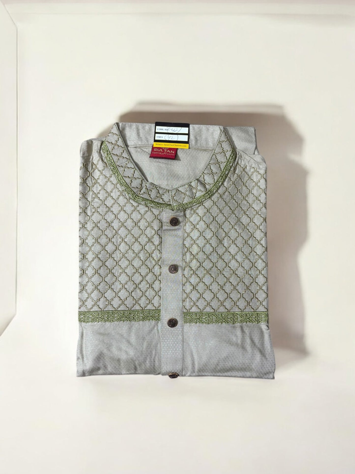 TRADITIONAL MEN'S SOFT COTTON KURTA – ETHNIC WEAR FOR MEN-205