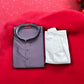 TRADITIONAL MEN'S WINE COLOR SILK KURTA PAJAMA SET – ETHNIC WEAR- 6915