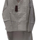 TRADITIONAL GRAY SILK KURTA SET FOR MEN WITH PANT AND COAT - HT6423