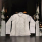 TRADITIONAL GRAY SILK KURTA SET FOR MEN WITH PANT AND COAT - HT6423