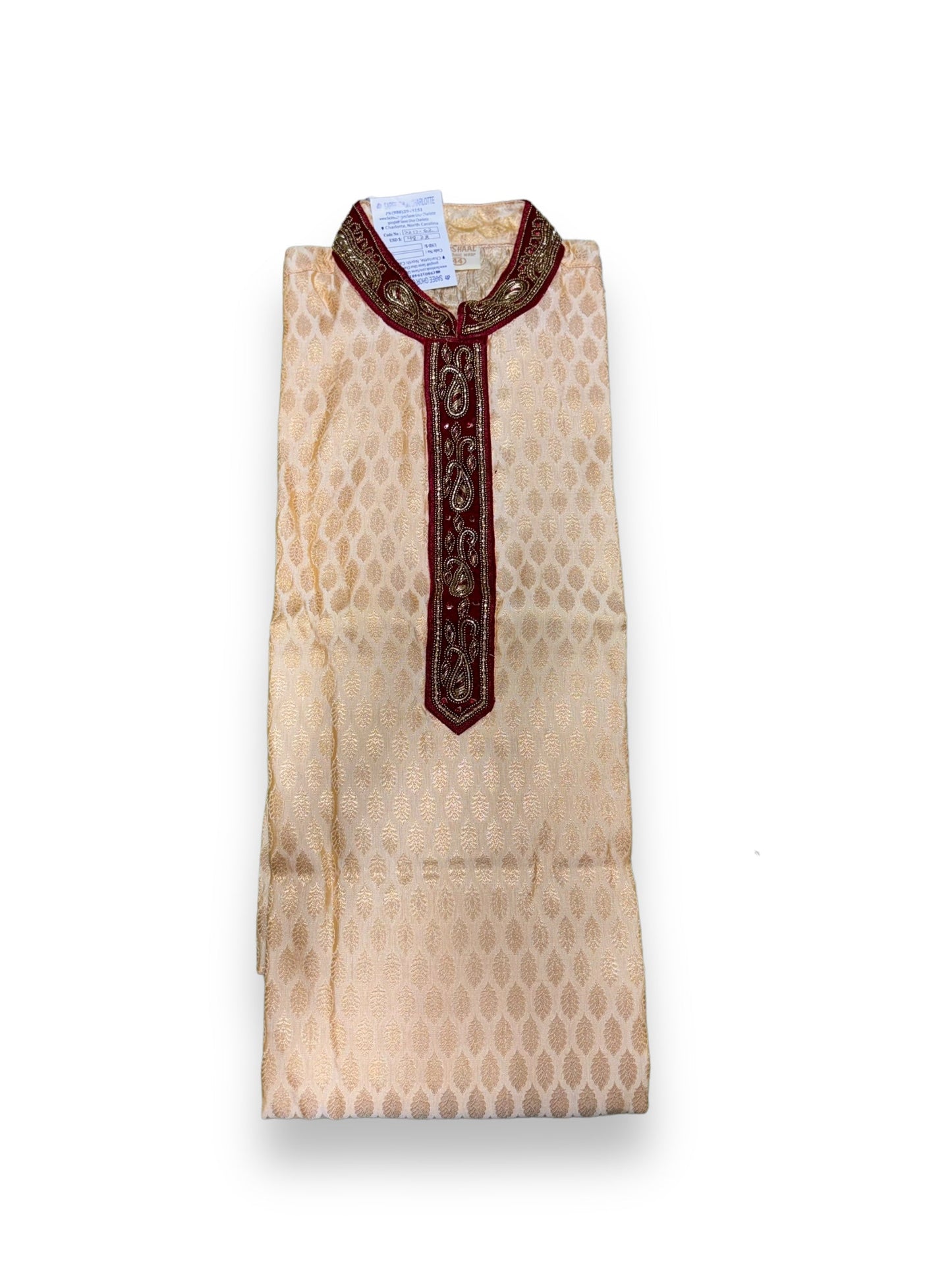 TRADITIONAL MEN'S COTTON PARTY WEAR KURTA- 05