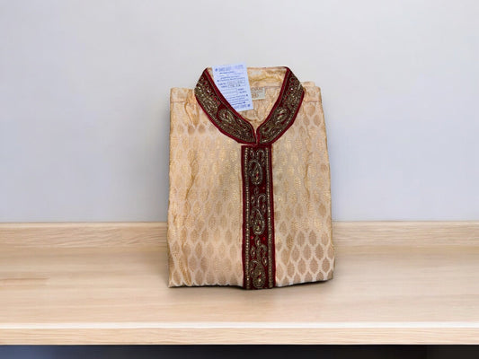 TRADITIONAL MEN'S COTTON PARTY WEAR KURTA- 05