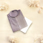 TRADITIONAL MEN'S IVORY SILK KURTA WITH PANT - HT6216