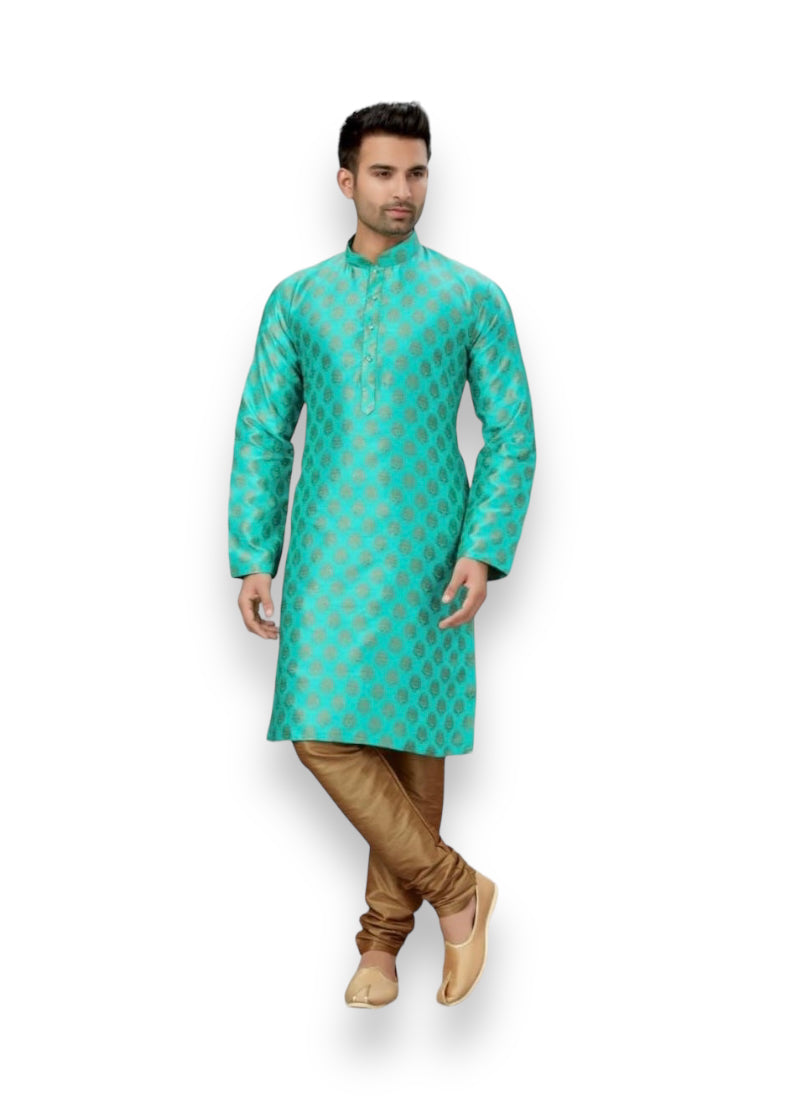 TRADITIONAL MEN'S SILK KURTA PAJAMA– ETHNIC WEAR FOR MEN