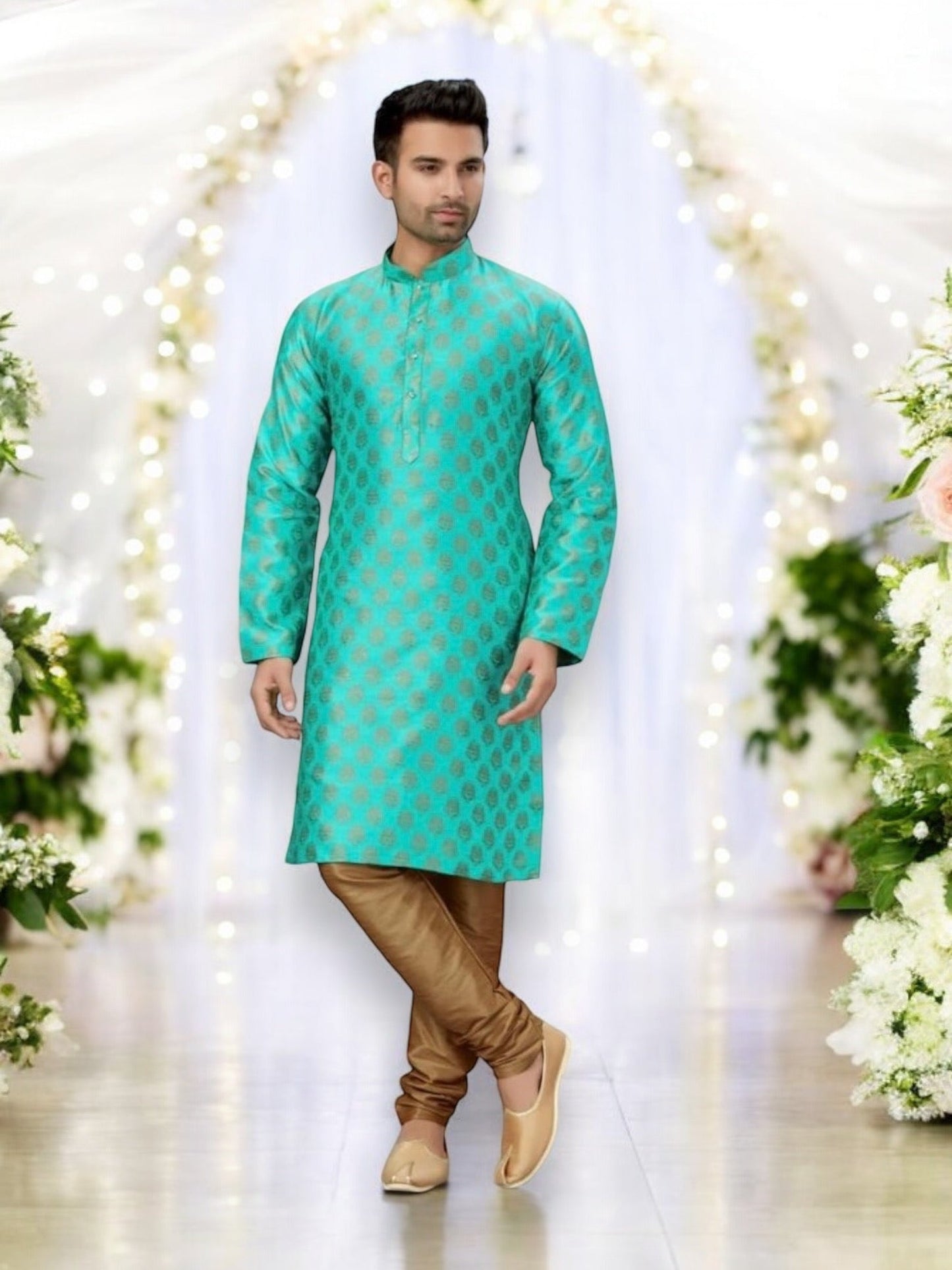 TRADITIONAL MEN'S SILK KURTA PAJAMA– ETHNIC WEAR FOR MEN