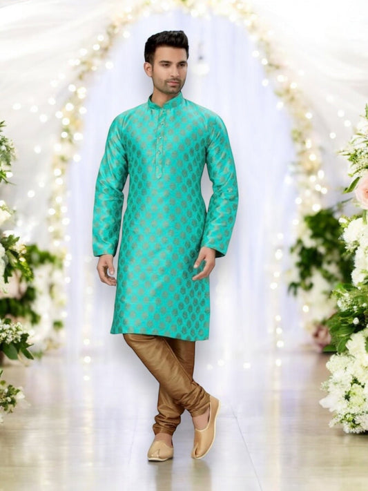 TRADITIONAL MEN'S SILK KURTA PAJAMA– ETHNIC WEAR FOR MEN