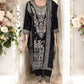 BLACK TRADITIONAL DESIGNER SALWAR KAMEEZ SUIT - ETHNIC WEAR FOR WOMEN - 212
