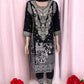 BLACK TRADITIONAL DESIGNER SALWAR KAMEEZ SUIT - ETHNIC WEAR FOR WOMEN - 212