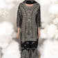 BLACK TRADITIONAL DESIGNER SHARARA SALWAR KAMEEZ SUIT - ETHNIC WEAR FOR WOMEN - 206