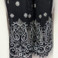 BLACK TRADITIONAL DESIGNER SHARARA SALWAR KAMEEZ SUIT - ETHNIC WEAR FOR WOMEN - 206