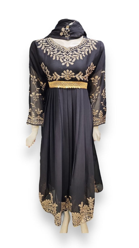DESIGNER PARTY WEAR DRESS -ETHNIC WEAR FOR WOMEN- 205