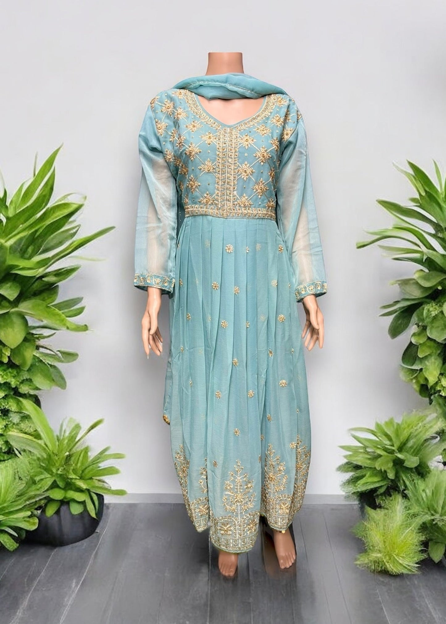 DESIGNER PARTY WEAR DRESS-ETHNIC WEAR FOR WOMEN - 206