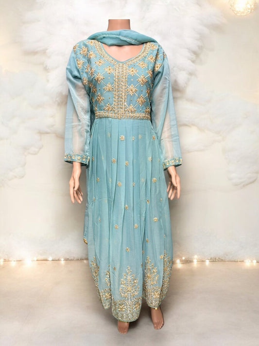 DESIGNER PARTY WEAR DRESS-ETHNIC WEAR FOR WOMEN - 206