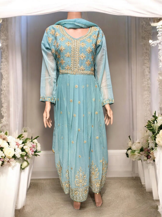 DESIGNER PARTY WEAR DRESS-ETHNIC WEAR FOR WOMEN - 206