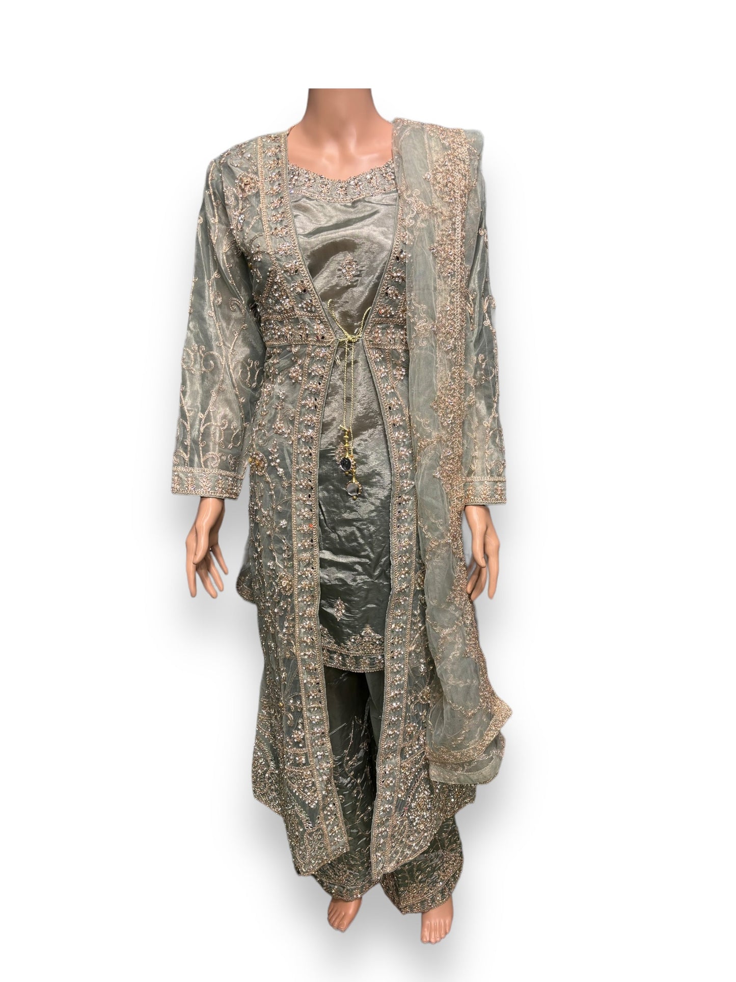 DESIGNER PARTY WEAR SALWAR KAMEEZ SET -ETHNIC WEAR FOR WOMEN- 203
