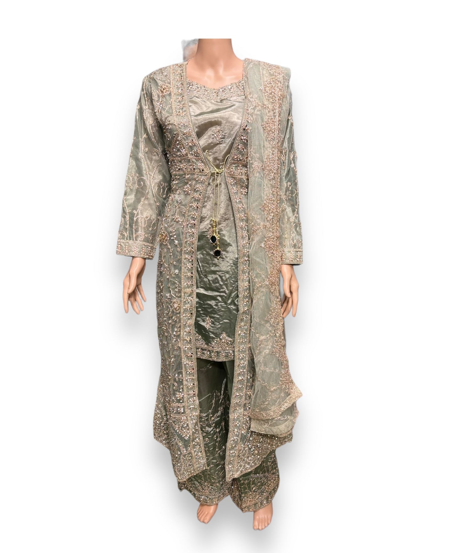 DESIGNER PARTY WEAR SALWAR KAMEEZ SET -ETHNIC WEAR FOR WOMEN- 203