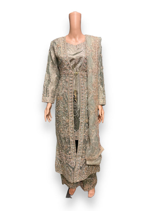 DESIGNER PARTY WEAR SALWAR KAMEEZ SET -ETHNIC WEAR FOR WOMEN- 203