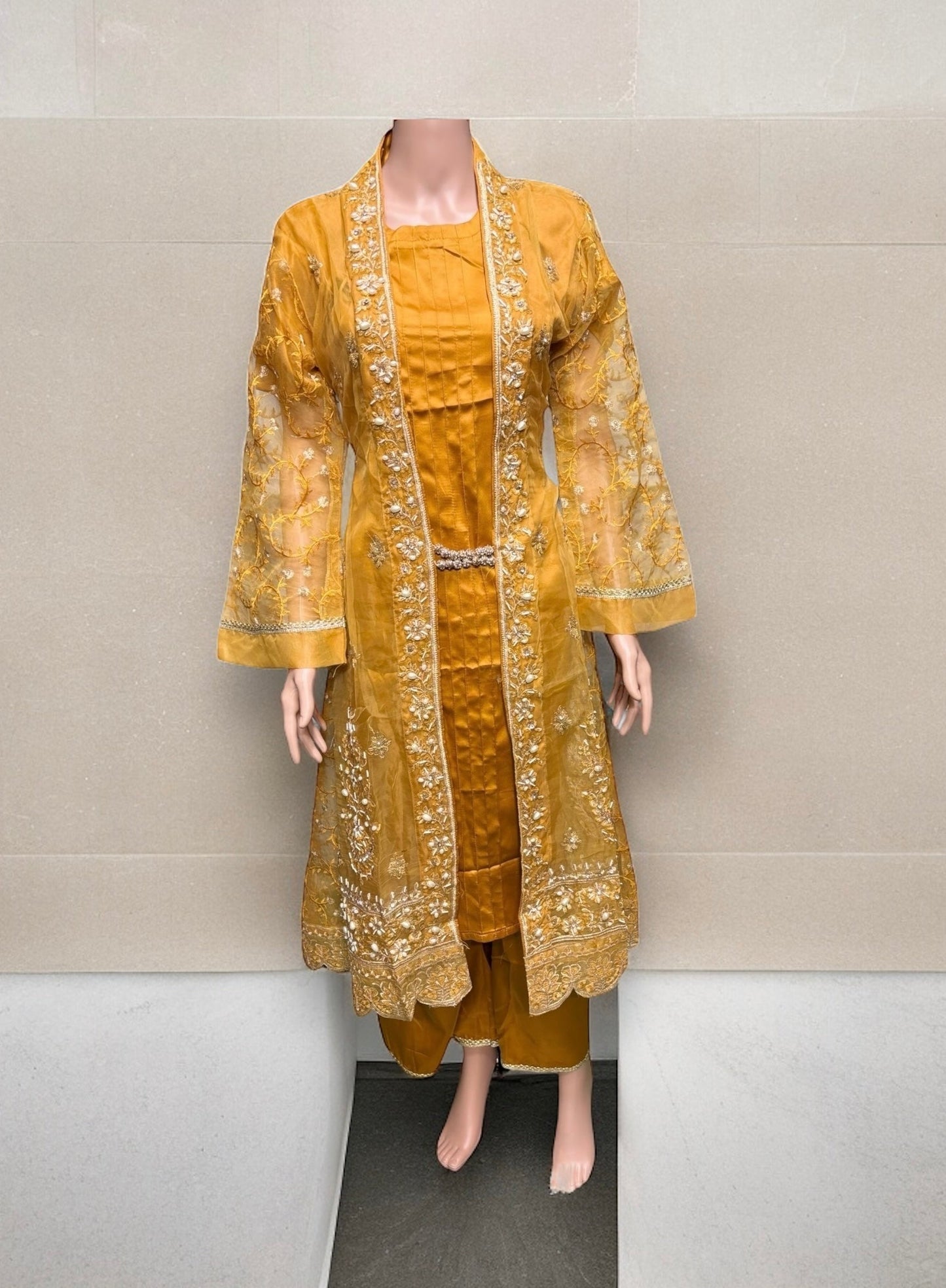 DESIGNER PARTY WEAR SALWAR KAMEEZ SET -ETHNIC WEAR FOR WOMEN- 204