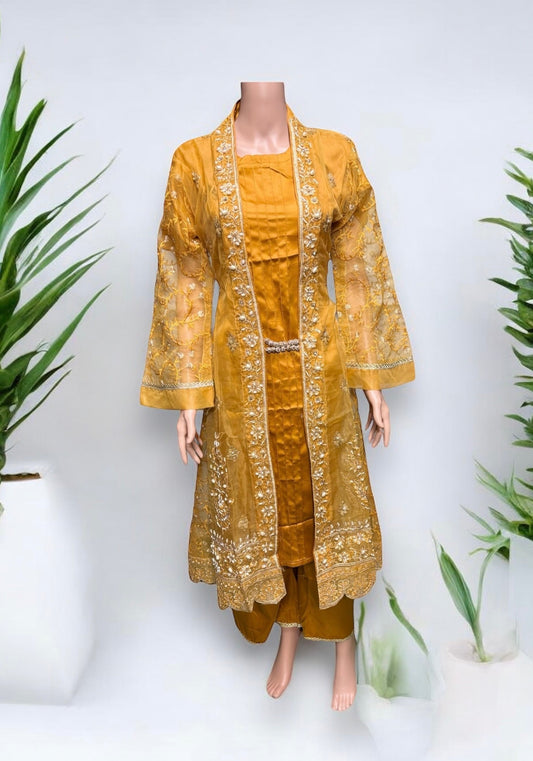 DESIGNER PARTY WEAR SALWAR KAMEEZ SET -ETHNIC WEAR FOR WOMEN- 204