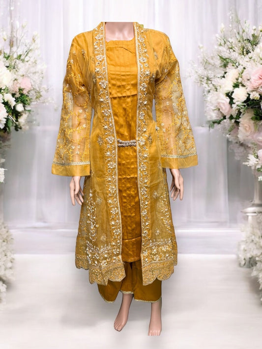 DESIGNER PARTY WEAR SALWAR KAMEEZ SET -ETHNIC WEAR FOR WOMEN- 204