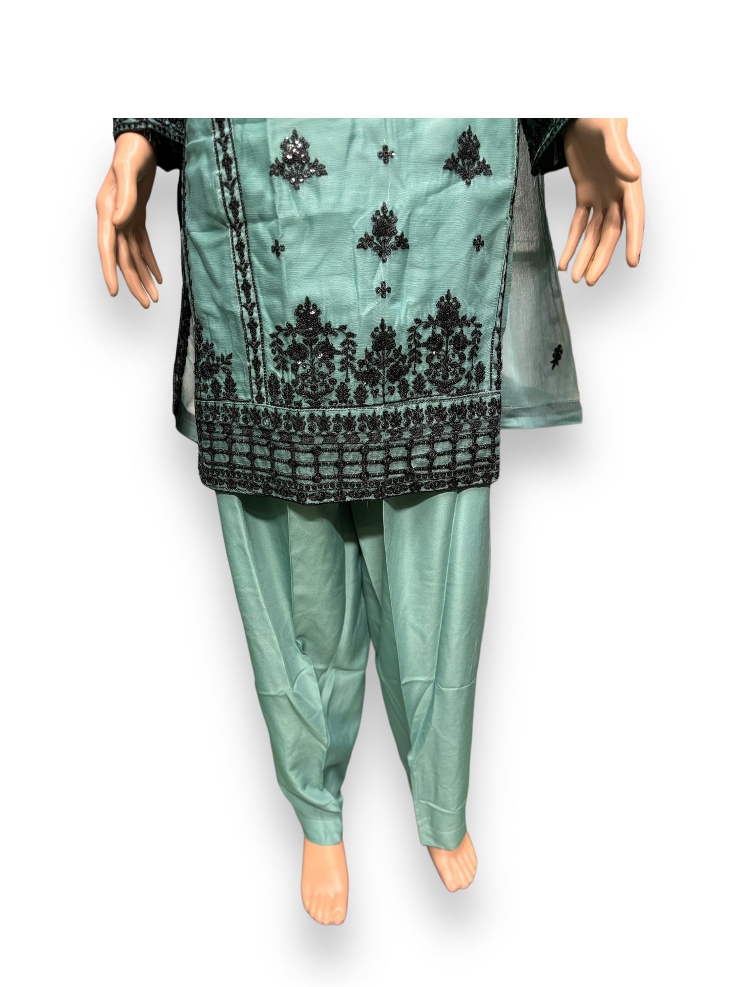 DESIGNER PARTY WEAR SALWAR KAMEEZ SET -ETHNIC WEAR FOR WOMEN- 208