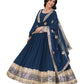 FAUX BLOOMING TRADITIONAL DESIGNER GOWN - ETHNIC WEAR FOR WOMEN - 300