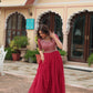 GEORGETTE TRADITIONAL DESIGNER GOWN - ETHNIC WEAR FOR WOMEN - 305