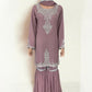 LAVENDER- TRADITIONAL GARARA DESIGNER SALWAR KAMEEZ SUIT- ETHNIC WEAR FOR WOMEN - 234