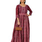 MAROON COLOR TRADITIONAL DESIGNER GOWN - ETHNIC WEAR FOR WOMEN - 310