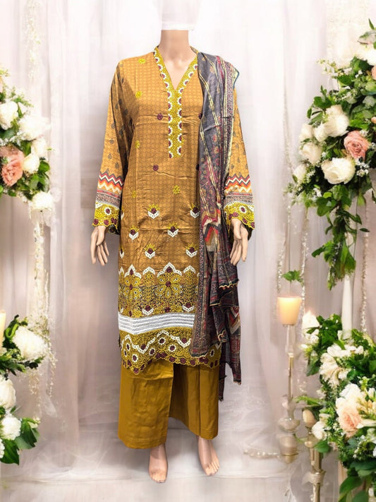 PAKISTANI TRADITIONAL SALWAR KAMEEZ SET- ETHNIC WEAR FOR WOMEN-05