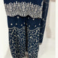 NAVY BLUE- TRADITIONAL DESIGNER SALWAR KAMEEZ SUIT WITH HANDBAG- ETHNIC WEAR FOR WOMEN - 228