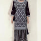 PURPLE- TRADITIONAL DESIGNER SALWAR KAMEEZ SUIT- ETHNIC WEAR FOR WOMEN - 223