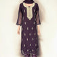 PURPLE - TRADITIONAL DESIGNER SALWAR KAMEEZ SUIT- ETHNIC WEAR FOR WOMEN - 235