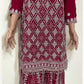 RANI PINK- TRADITIONAL DESIGNER SALWAR KAMEEZ SUIT- ETHNIC WEAR FOR WOMEN - 226