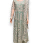 SEA GREEN COLOR BRIDAL ANARKALI GOWN -ETHNIC WEAR FOR WOMEN