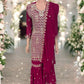 TRADITIONAL DESIGNER GARARA SALWAR KAMEEZ SUIT - ETHNIC WEAR - 201