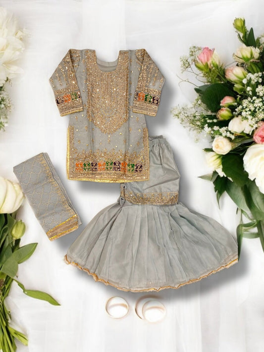 TRADITIONAL DESIGNER GHARARA SALWAR KAMEEZ SET – ETHNIC WEAR FOR WOMEN-01