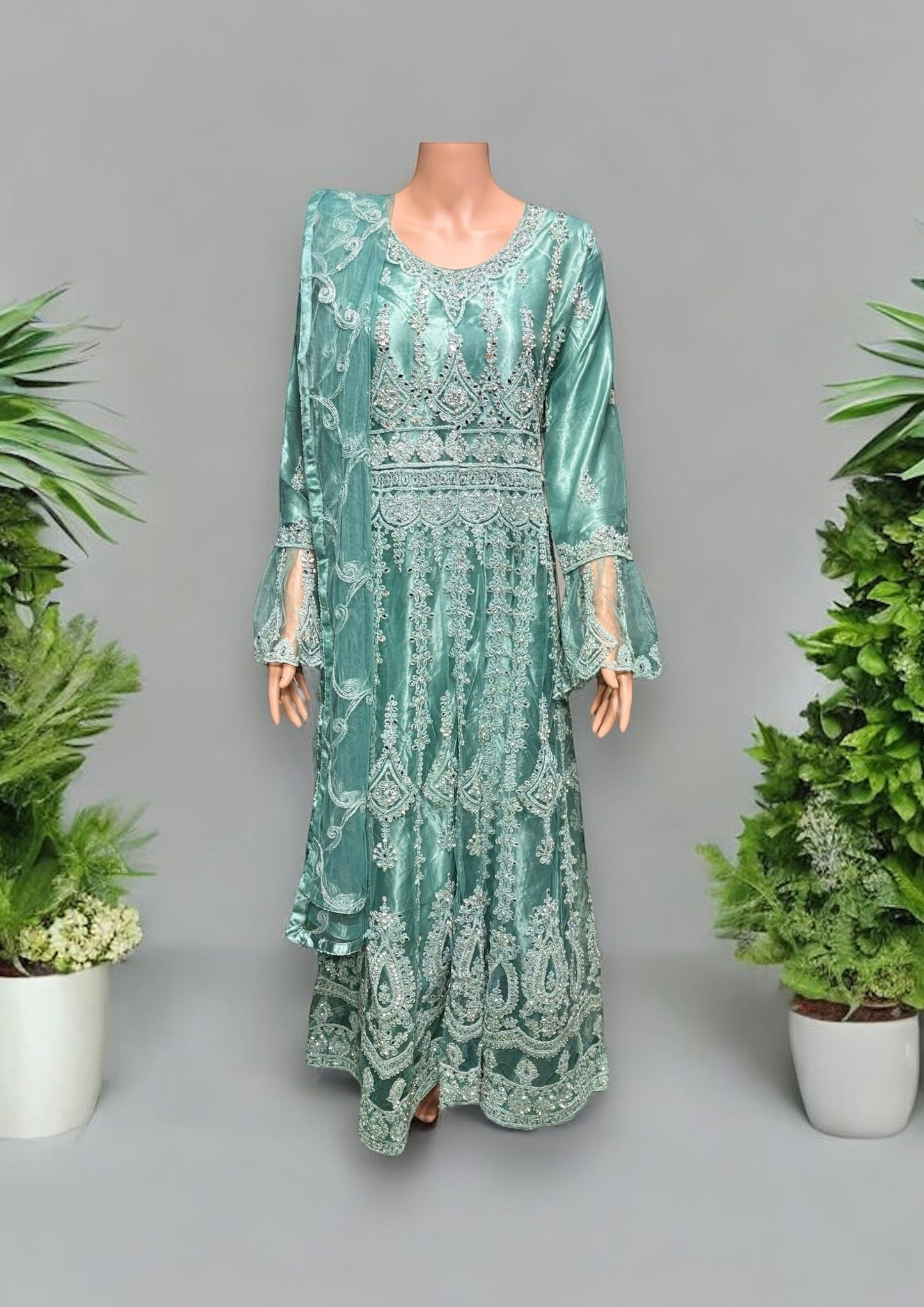 TRADITIONAL DESIGNER MAXI GOWN-ETHNIC WEAR FOR WOMEN - 202