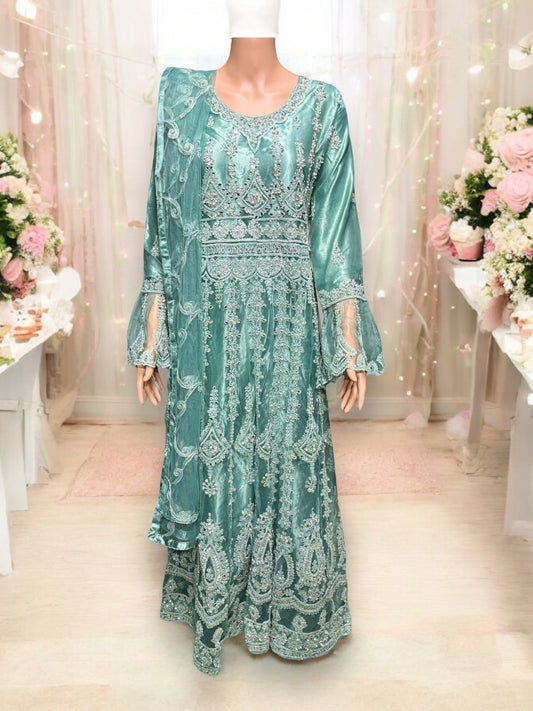TRADITIONAL DESIGNER MAXI GOWN-ETHNIC WEAR FOR WOMEN - 202