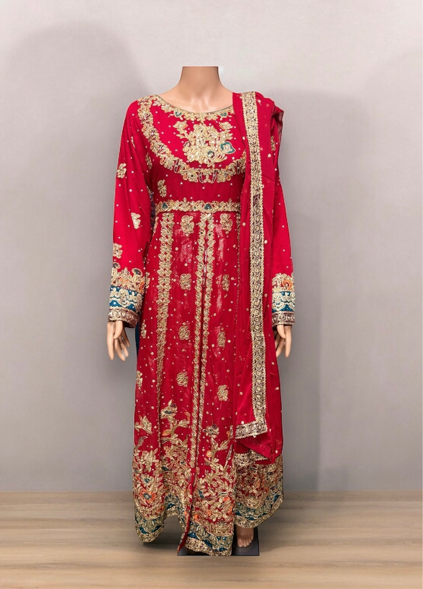 TRADITIONAL DESIGNER MAXI GOWN-ETHNIC WEAR FOR WOMEN - 204