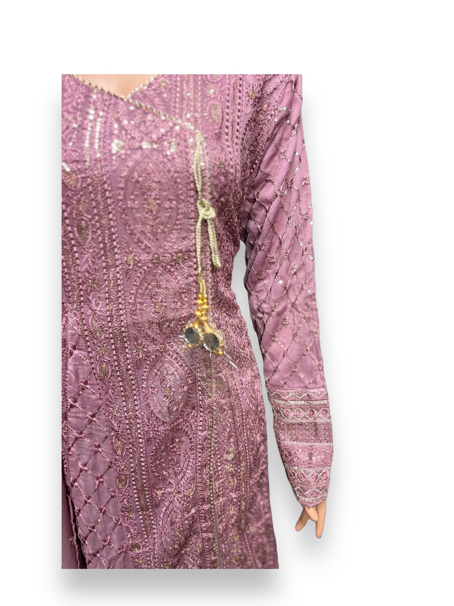 TRADITIONAL DESIGNER PARTY WEAR SALWAR KAMEEZ SET -ETHNIC WEAR FOR WOMEN- 210