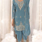 TRADITIONAL DESIGNER PATIALA DHUTI SALWAR KAMEEZ SUIT - ETHNIC WEAR FOR WOMEN - 209