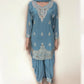 TRADITIONAL DESIGNER PATIALA DHUTI SALWAR KAMEEZ SUIT - ETHNIC WEAR FOR WOMEN - 209